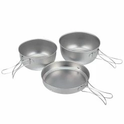 Discount 👏 Snow Peak 3 Piece Titanium Cookset 😉