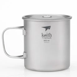 Best Pirce 🛒 Keith Single-Wall Titanium Mug With Folding Handle And Lid 🔔 -Stanley Online Store | Wide Range of Vacuum Bottles, Mugs, Thermoses, Cookware & More! Shop for eco-friendly and r Shop ti3207 27913.1653507144