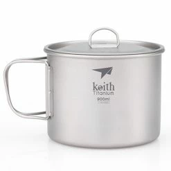 Best Pirce 🛒 Keith Single-Wall Titanium Mug With Folding Handle And Lid 🔔 -Stanley Online Store | Wide Range of Vacuum Bottles, Mugs, Thermoses, Cookware & More! Shop for eco-friendly and r Shop ti3209 29952.1653507144