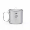 Best Pirce 🛒 Keith Single-Wall Titanium Mug With Folding Handle And Lid 🔔