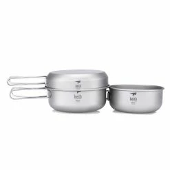 Deals ⭐ Keith 3-Piece Titanium Pot And Pan Set ❤️